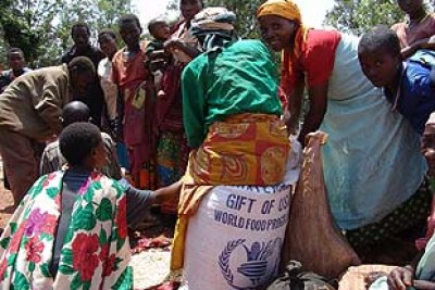 CARE distributing rations to 400,000 people affected by floods in Burundi.