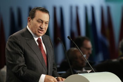 L'ex-raïs Hosni Mubarak au sommet EU-Africa