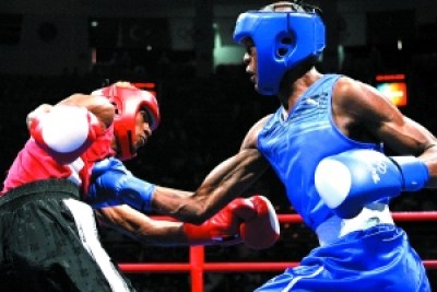 File photo: Boxing match.