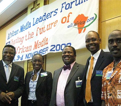 African Media Leaders Meet on Development Issues - November 2008