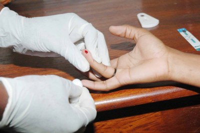 HIV testing (file photo).