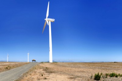 Eskom Generation's pilot wind-farm at Klipheuwel in the Western Cape, South Africa.