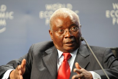 President Armando Emilio Guebuza  of Mozambique (file photo).