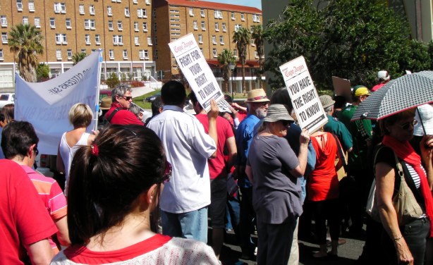 March Against the Protection of State Information Bill