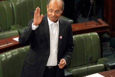 Le nouveau Président de la Tunisie Moncef Marzouki