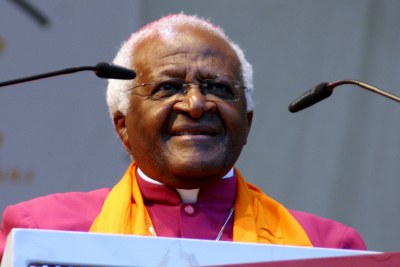 File photo: Desmond Tutu. Tutu's withdrawal from the Discovery Leadership Summit may prove a critical moment in the build-up of pressure on international governments and the institutions of international justice to pay attention to the movement calling for Blair's prosecution for war crimes.
