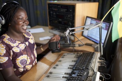 A Ghanaian radio presenter. Investing in young women and adolescent girls and  produce “enormous” returns, says the UN Population Fund.