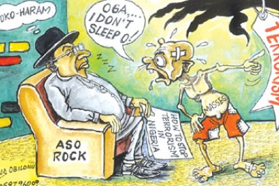 Nigeria's Boko Haram cartoon.