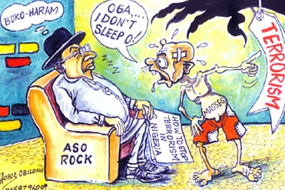 Nigeria's Boko Haram cartoon.