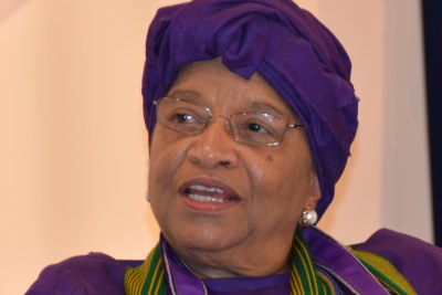 Liberian President Ellen Johnson Sirleaf.