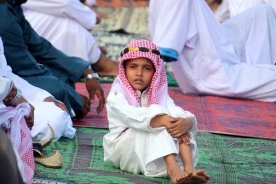 Young Muslim boy waits for a prayer session to commence (file photo).
