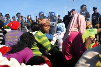 Protests (file photo): A wave of protests rocked the Cape Peninsula and the ruling ANC and its youth branch rejected claims that it was responsible for service delivery violence.