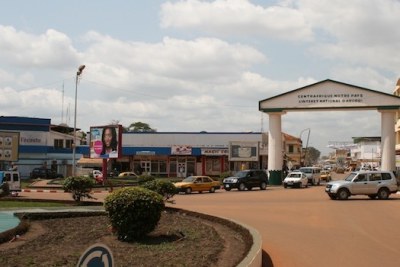 Bangui Shopping District in CAR