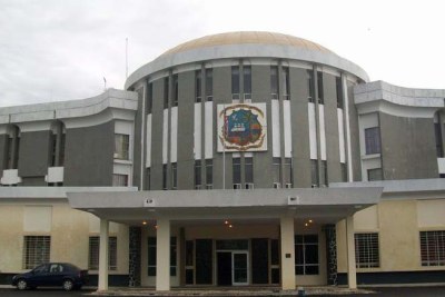 The Capitol Building houses the Liberian legislature
