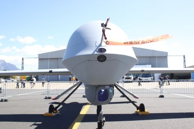 An Unmanned Ariel Vehicle, or drone, used for surveillance (file photo).