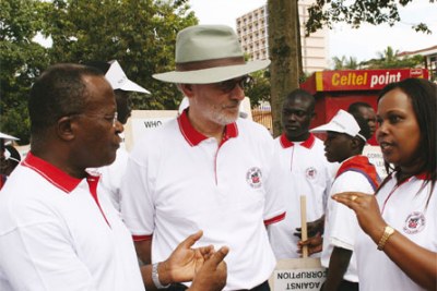 Members of the anti-corruption coalition in Uganda (file photo).