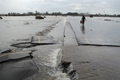 Flooding in Mozambique (file photo).