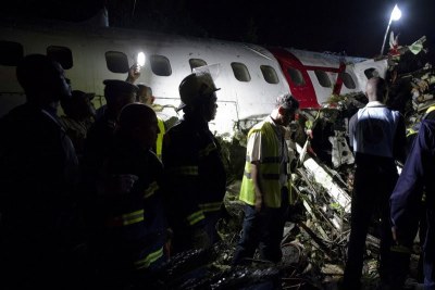 Crash d'un avion à Goma