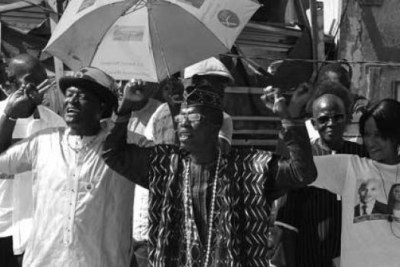 Marche bleue des libéraux du PDS au Sénégal