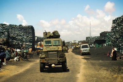 African Union convoy in Kismayo