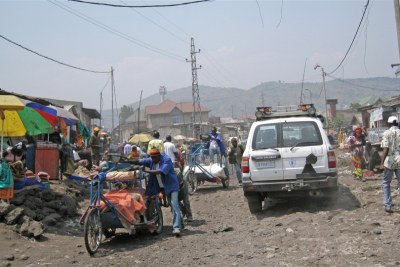 A local market in Goma.