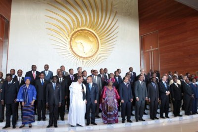 Les chefs d’États africains au 22e Sommet de l’Union africaine.