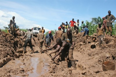A Katanga, à l'est de la RD Congo, les route sont dans un état de délabrement inquiétant