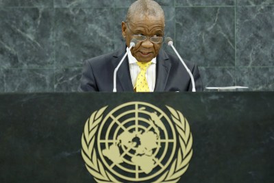 Motsoahae Thomas Thabane, Prime Minister of the Kingdom of Lesotho. (file photo).