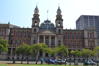Le palais de justice de Pretoria, en Afrique du Sud.