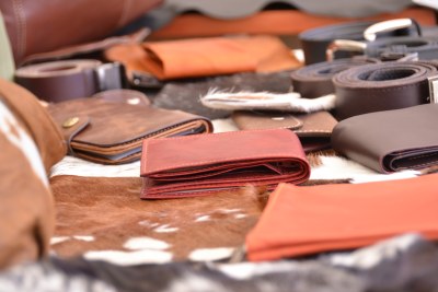 Trade in Ethiopian leather products such as these are aided by AGOA
