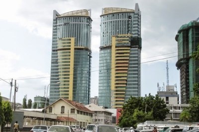 Some of the tall buildings in the Tanzania. (file photo)