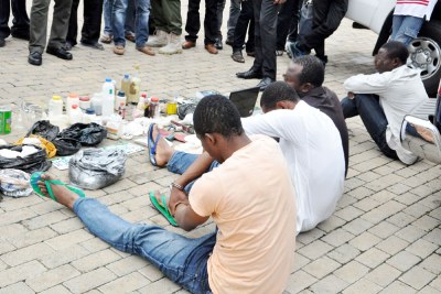 Abuja bombings suspects (file photo).
