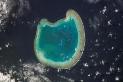 L'atoll de Bassas da India, au sud-ouest de Madagascar dans les îles Eparses.