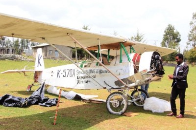 Asmelash Zeferu's K-570A airplane to take  2nd trial flight.
