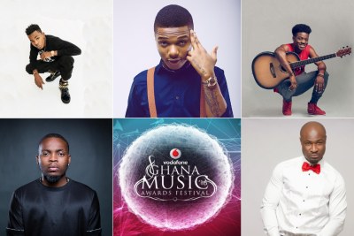 Patoranking, Wizkid, Korede Bello, Olamide and Harrysong.