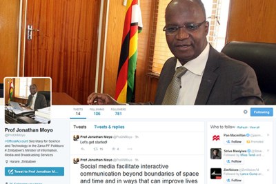 Education MinisterJonathan Moyo has vowed to continue using social media.