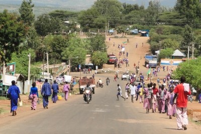 The town of Konso in Ethiopia.