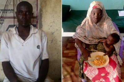 Mohammed Hayatu, suspected Boko Haram militant who claims to be Amina Ali's 'husband'.