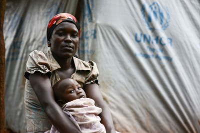 Une réfugiée du Burundi, Perrie, a fui son domicile avec ses trois enfants en décembre 2015, et a trouvé refuge dans le camp de Nduta, en Tanzanie.