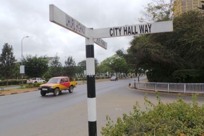 Roads near the Kenyatta International Convention Centre.