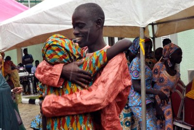 Chibok girls in tearful reunion with families.