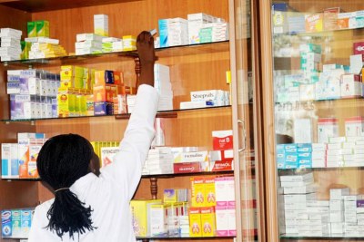 A pharmacy in Rwanda (file photo).