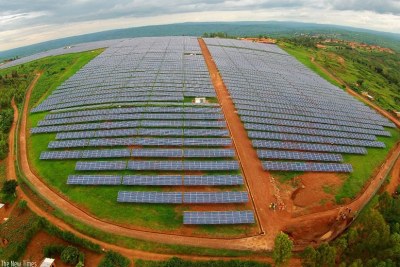 A Gigawatt solar power farm in Rwamagana District. Rwanda and other COMESA states face power generation gaps, which is affecting growth.