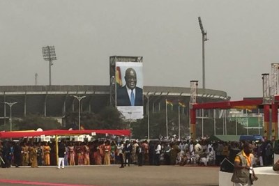 Independence Square Accra, where Nana Addo Dankwa Akufo-Addo was sworn in.