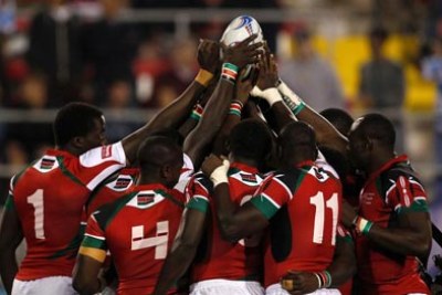 Kenya Sevens rugby team (file photo)