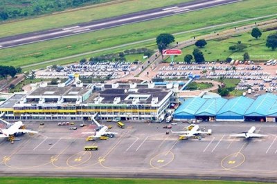 An overview of Entebbe Airport International Airport.