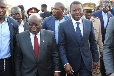 Visite du président du Ghana Nana Akufo-Addo au Togo