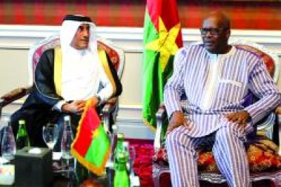 Visite officielle du Président du Faso au Qatar