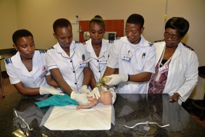 Students at Sefako Makgatho Health Sciences University (file photo).