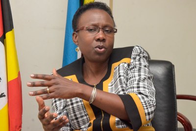 Health Minister Jane Ruth Aceng